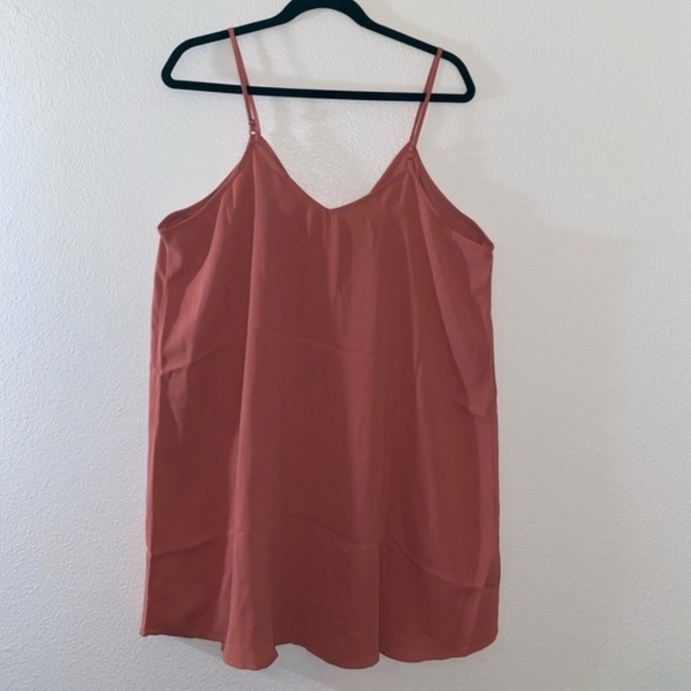 Zenana | Dark Dusty Rose Tank w/ Button Front - Picture 2 of 4